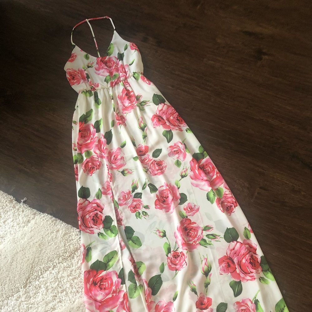 LUSH Floral Maxi Dress